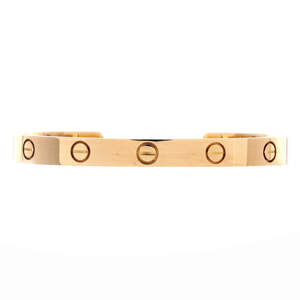 Cartier Love Cuff Bracelet 18K Yellow Gold